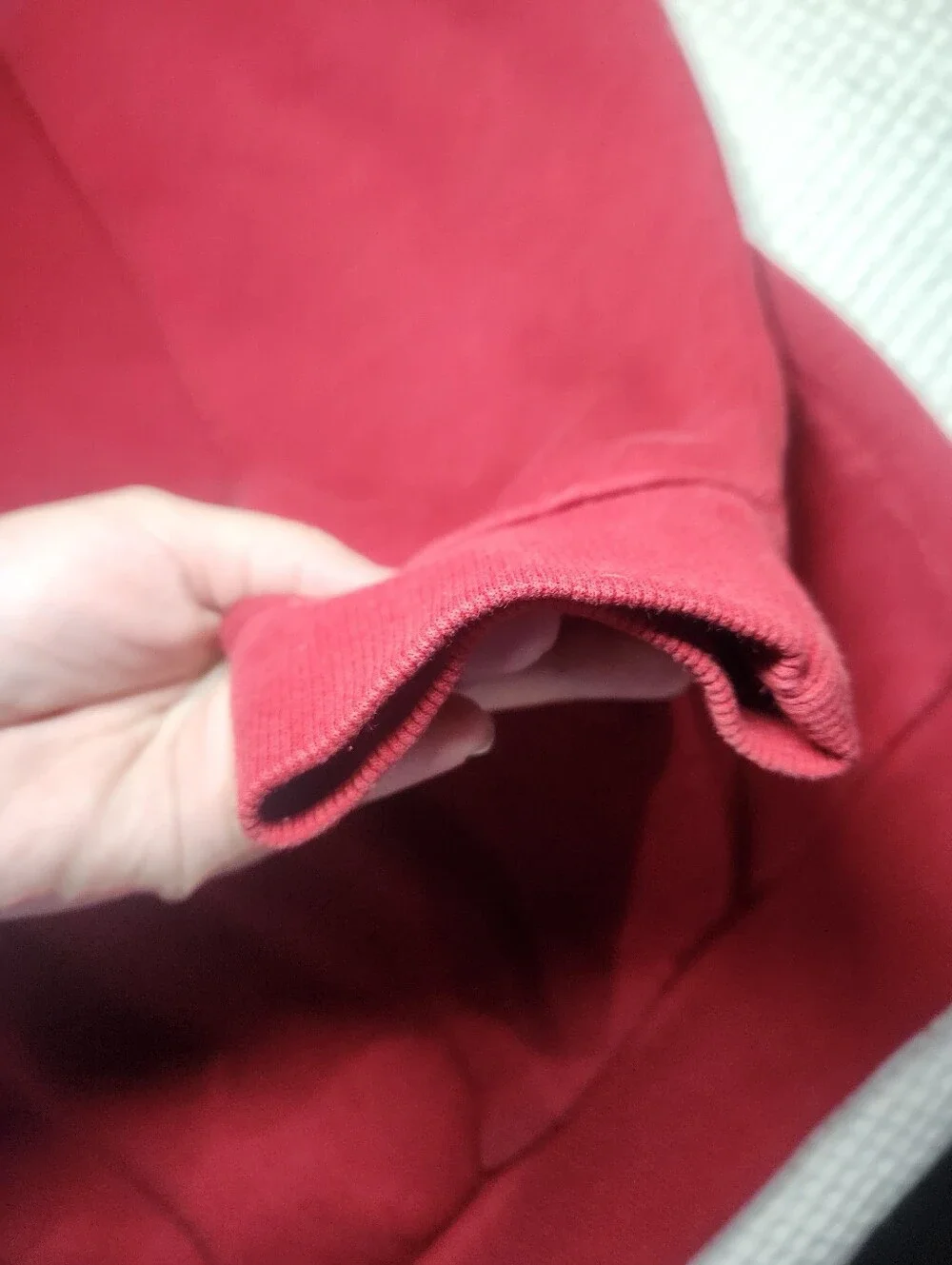 True Religion Red Hoodie with Black Graphic Size M